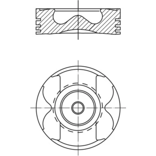 Piest MAHLE 004 56 00 - obr. 1