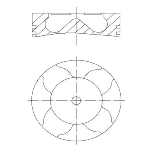 Piest MAHLE 007 PI 00163 000