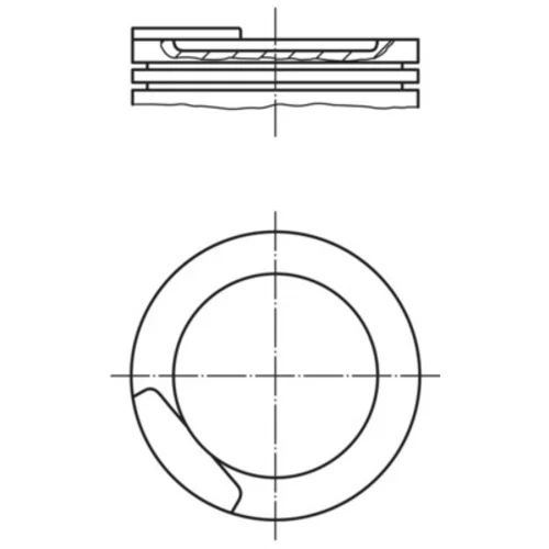 Piest MAHLE 011 08 11 - obr. 1