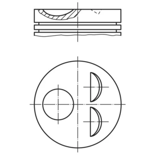 Piest MAHLE 011 38 02 - obr. 1