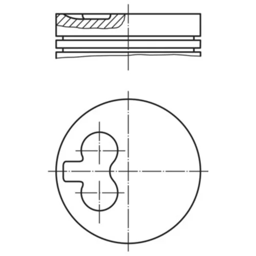 Piest MAHLE 011 82 00 - obr. 1