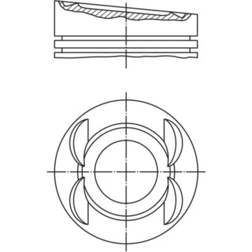 Piest MAHLE 028 03 12 - obr. 1