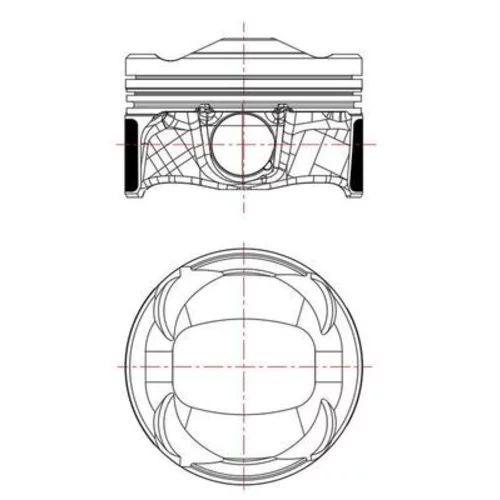 Piest MAHLE 039 PI 00134 000 - obr. 1