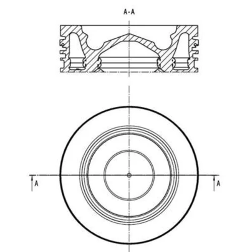 Piest MAHLE 061 PI 00139 000 - obr. 1