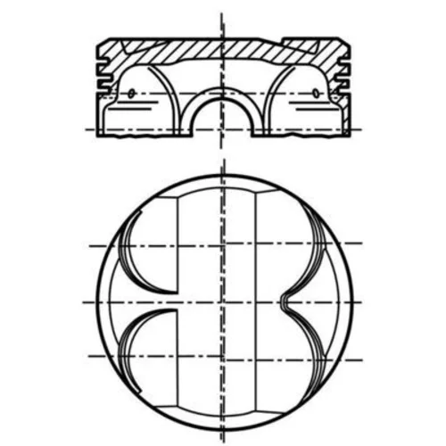 Piest MAHLE 081 PI 00101 000