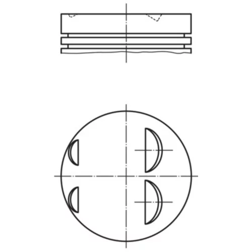 Piest MAHLE 082 70 00 - obr. 1