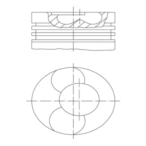 Piest MAHLE 209 59 20 - obr. 1