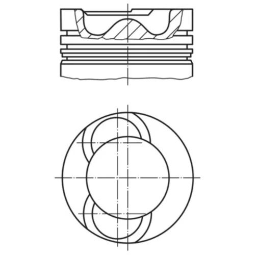 Piest MAHLE 213 62 10 - obr. 1