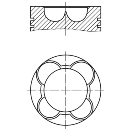 Piest MAHLE 227 PI 00141 000 - obr. 1