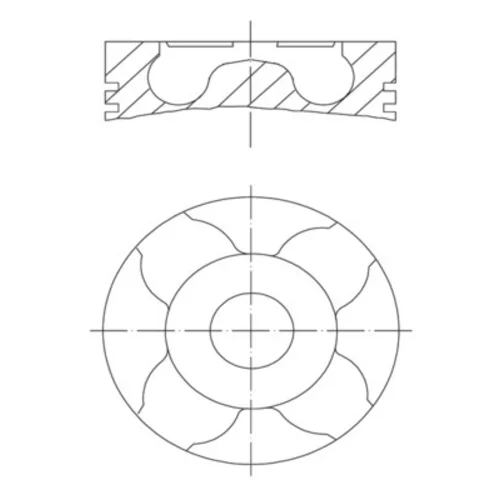 Piest MAHLE 229 05 20 - obr. 1