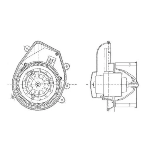 Vnútorný ventilátor MAHLE AB 54 000P - obr. 1