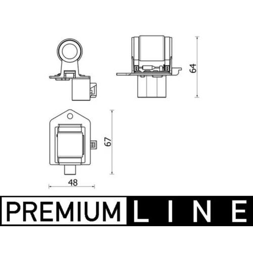 Odpor vnútorného ventilátora ABR 156 000P /MAHLE/