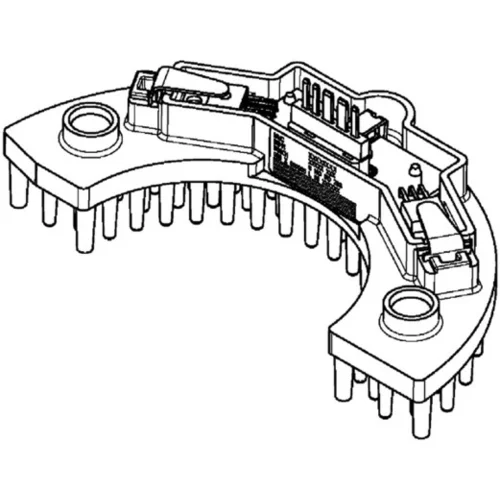 Regulator, ventilator vnutorneho priestoru MAHLE ABR 58 000P - obr. 1