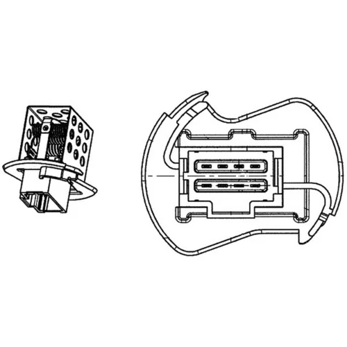 Regulator, ventilator vnutorneho priestoru ABR 90 000P /MAHLE/ - obr. 1