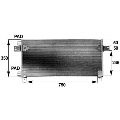 Kondenzátor klimatizácie MAHLE AC 282 000P - obr. 10