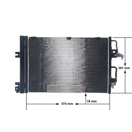 Kondenzátor klimatizácie MAHLE AC 377 001S - obr. 12