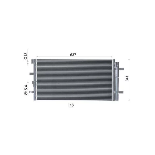 Kondenzátor klimatizácie MAHLE AC 4 000S - obr. 20