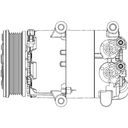 Kompresor klimatizácie MAHLE ACP 310 000P - obr. 1