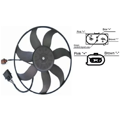 Ventilátor chladenia motora MAHLE CFF 187 001S - obr. 1