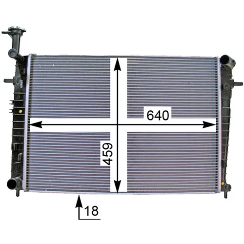 Chladič motora MAHLE CR 1333 000P - obr. 3