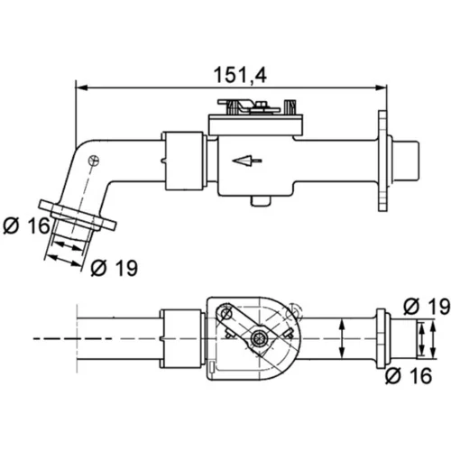 Regulačný ventil chladenia MAHLE CV 6 000P - obr. 1