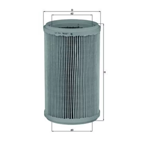 Vzduchový filter MAHLE LX 914