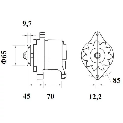 Alternátor MAHLE MG 423 - obr. 4