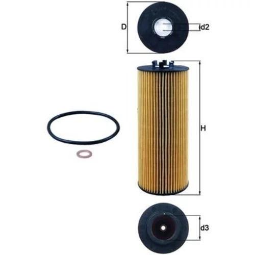 Olejový filter MAHLE OX 164D