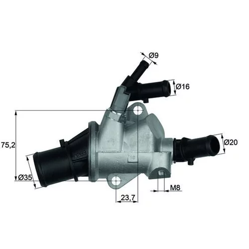 Termostat chladenia MAHLE TI 148 88