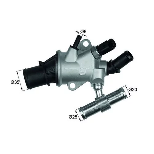 Termostat chladenia MAHLE TI 157 88 - obr. 2