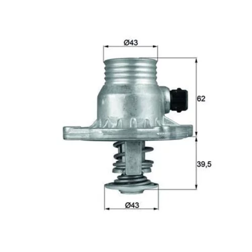 Termostat chladenia MAHLE TM 11 105 - obr. 2