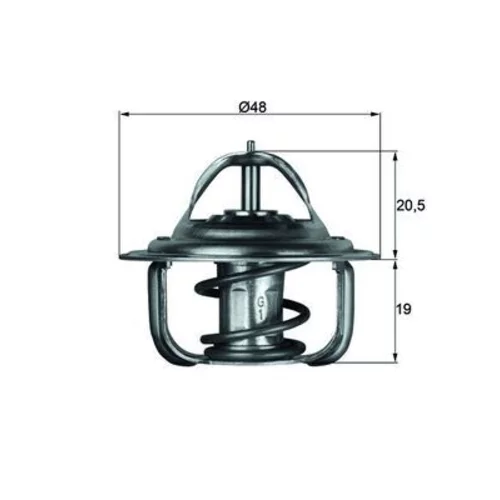 Termostat chladenia MAHLE TX 1 92D