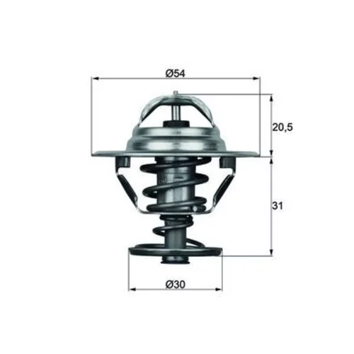 Termostat chladenia MAHLE TX 10 88D