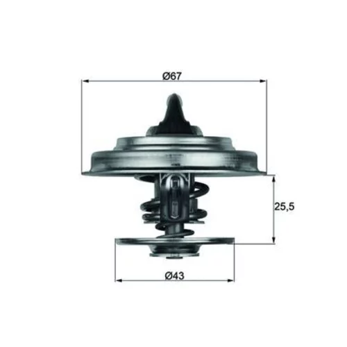 Termostat chladenia MAHLE TX 18 71