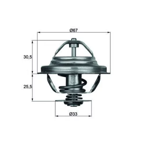 Termostat chladenia MAHLE TX 27 80D