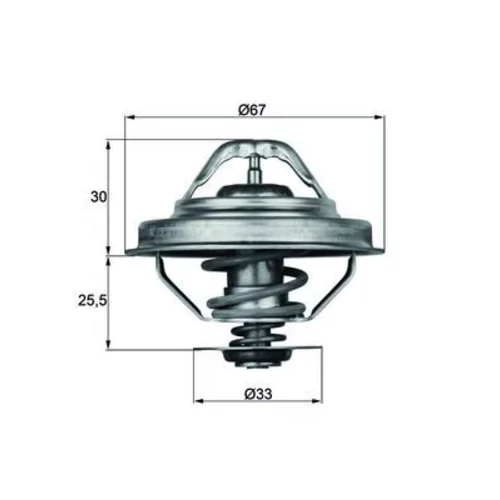 Termostat chladenia MAHLE TX 28 92D