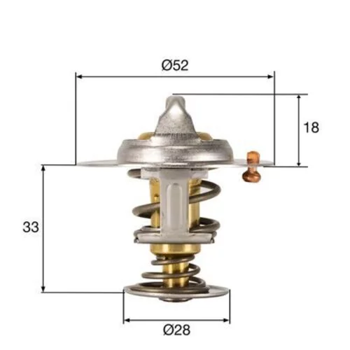 Termostat chladenia MAHLE TX 327 92D - obr. 1