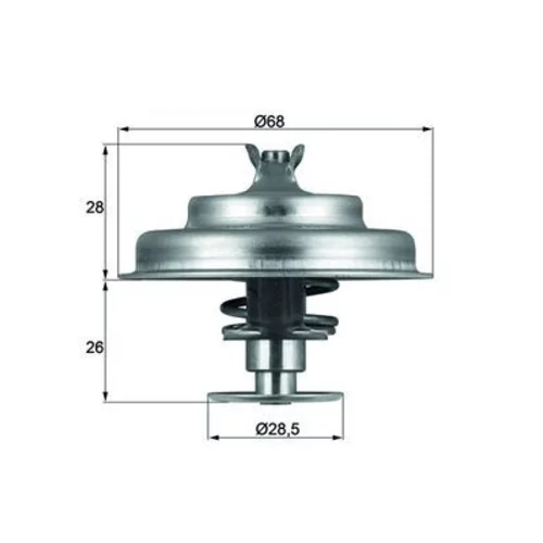 Termostat chladenia MAHLE TX 75 80D - obr. 2