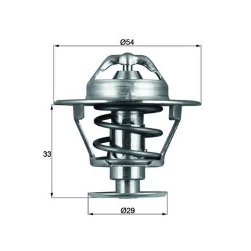 Termostat chladenia MAHLE TX 86 76D - obr. 2