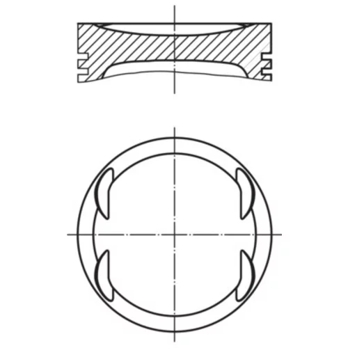 Piest 001 PI 00175 000 /MAHLE/ - obr. 1