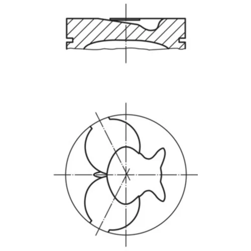 Piest MAHLE 002 24 10 - obr. 1