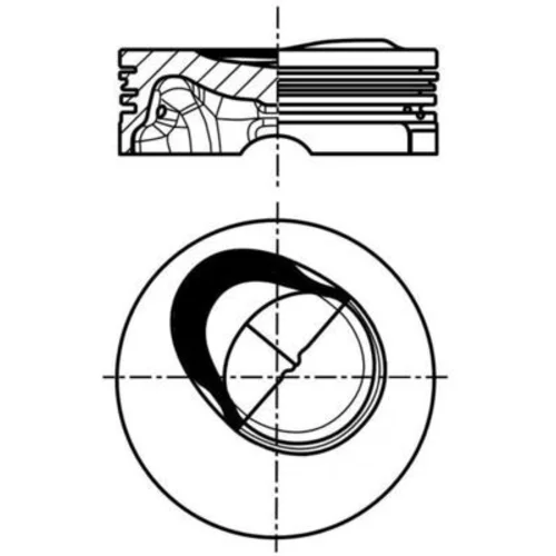 Piest 028 PI 00130 000 /MAHLE/ - obr. 1