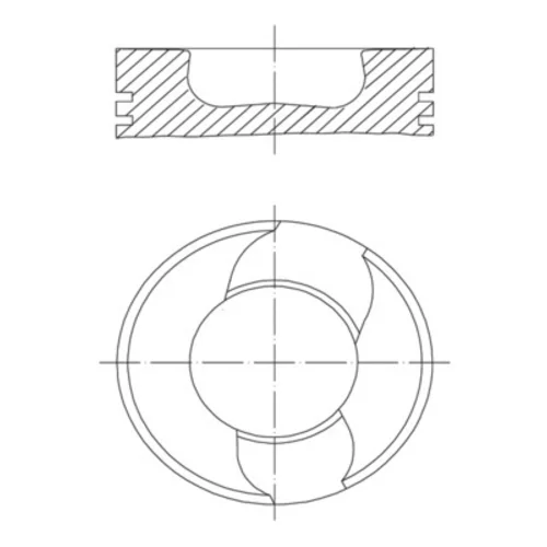 Piest MAHLE 227 07 30 - obr. 1