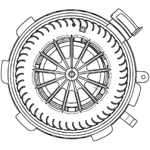 Vnútorný ventilátor AB 89 000P /MAHLE/ - obr. 1