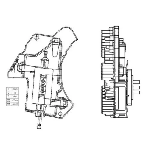 Regulator, ventilator vnutorneho priestoru MAHLE ABR 24 000P - obr. 1