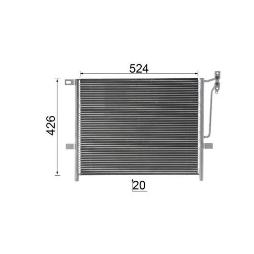 Kondenzátor klimatizácie MAHLE AC 234 000P - obr. 10