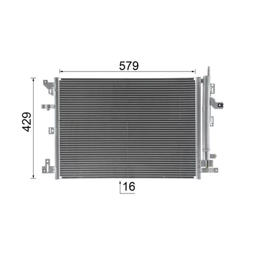 Kondenzátor klimatizácie AC 635 000S /MAHLE/ - obr. 10