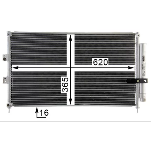 Kondenzátor klimatizácie MAHLE AC 835 000P - obr. 11