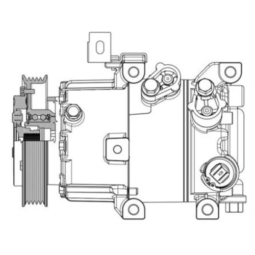 Kompresor klimatizácie MAHLE ACP 631 000P - obr. 3