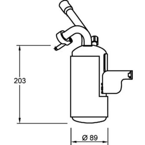 vysúšač klimatizácie MAHLE AD 276 000P - obr. 3